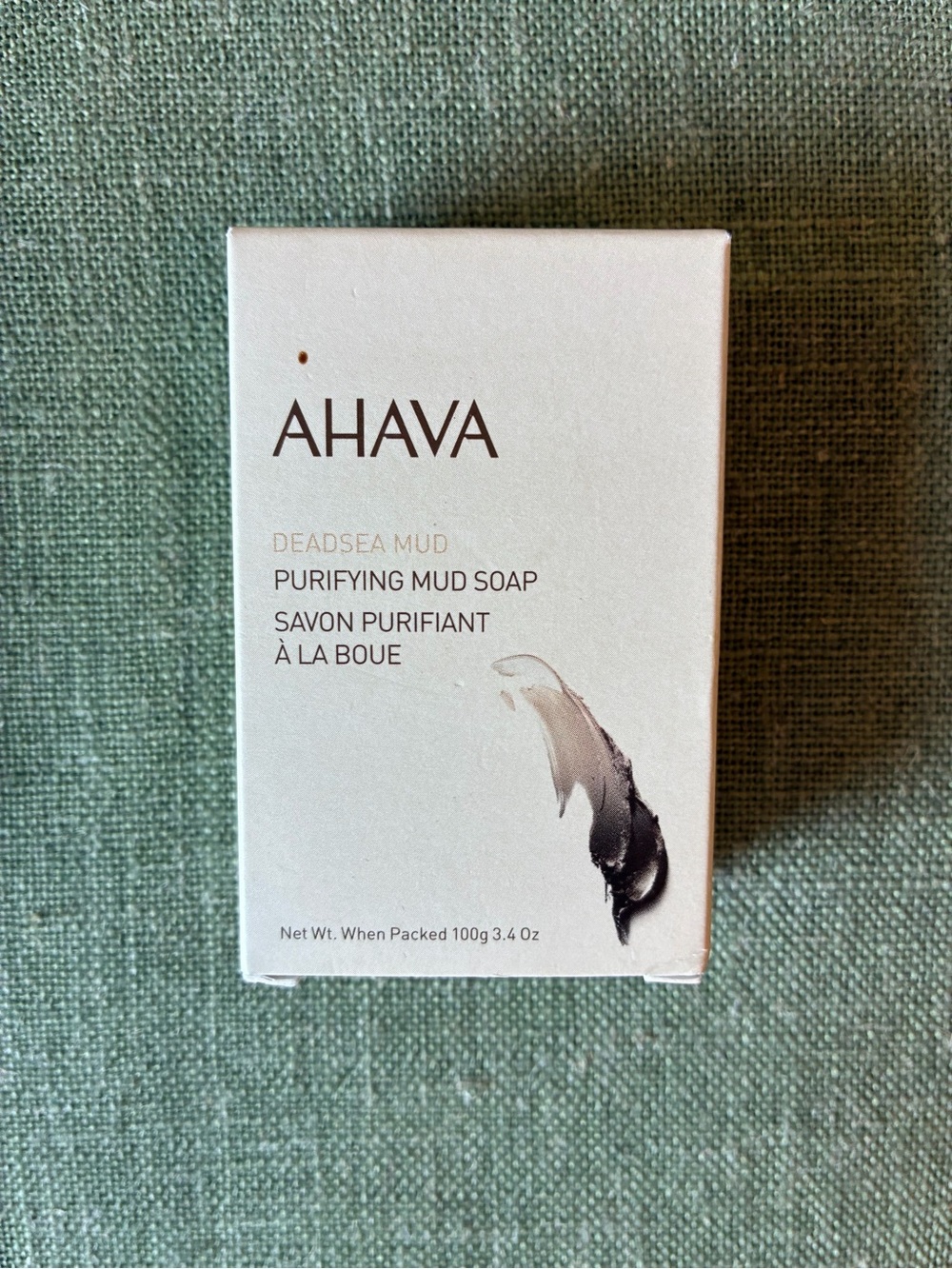 AHAVA Deadsea Mud Purifying Mud Soap 3.4 oz